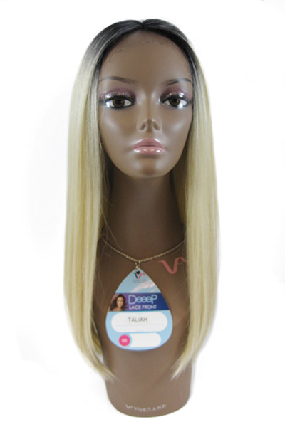 Lace front peruk syntet ombre