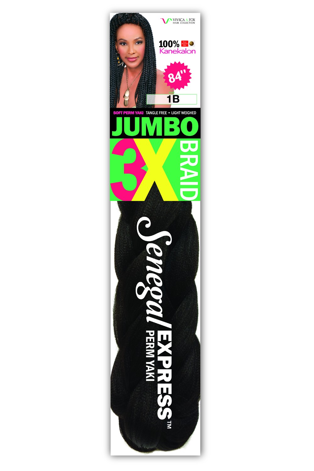 Jumbo 3 X är extra långa för braids,tvist och croshet