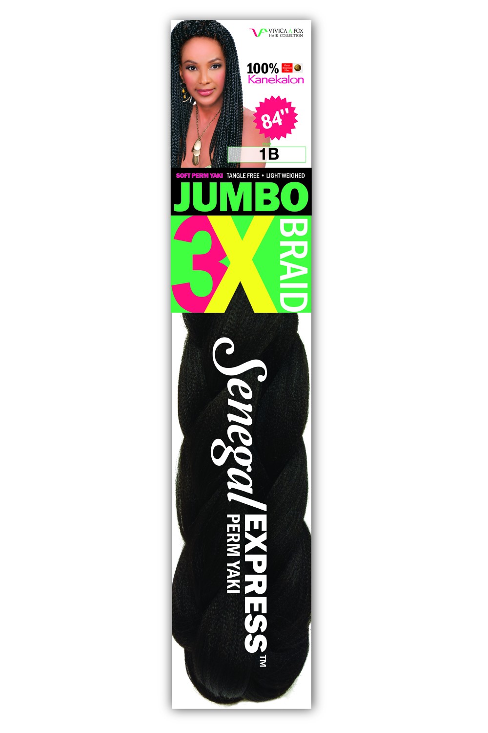 Jumbo 3 X r extra lnga fr braids,tvist och croshet