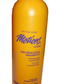 Motions neutralizing shampoo stor